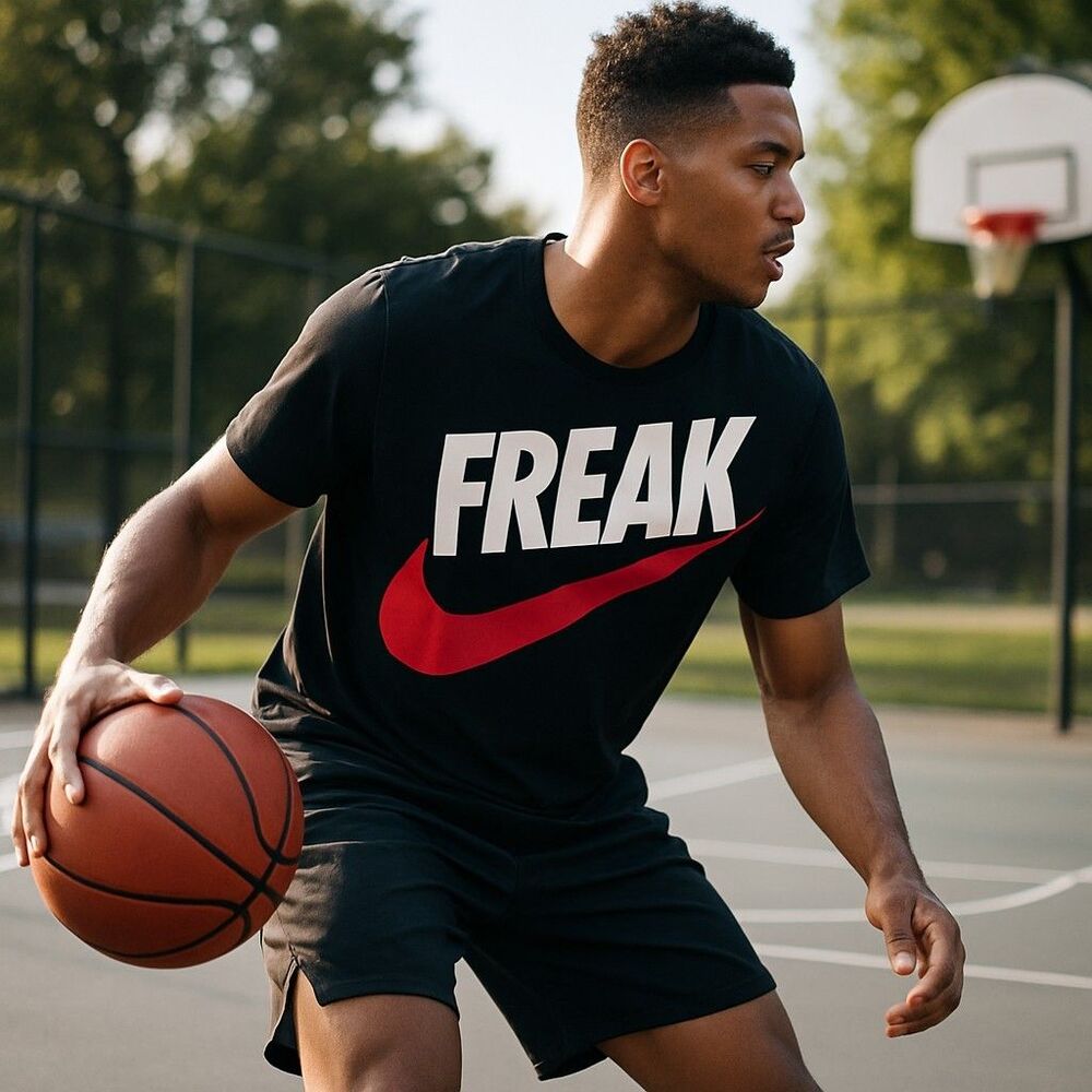 Nike Freak Greek Giannis Antetokounmpo basketball dri fit Tshirt Sz Medium